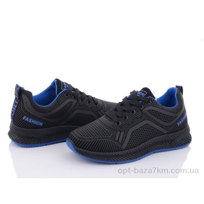 Кроссовки женские "Violeta" 197-143 black-blue, (р.р. 36-41), Китай, от 8 шт.