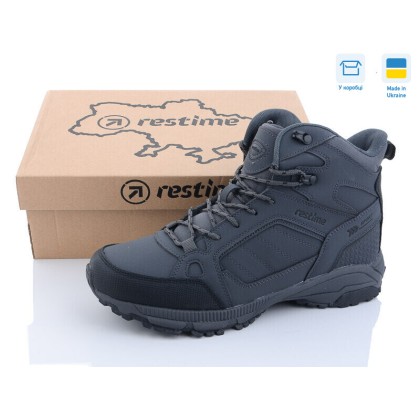 Черевики чоловічі "Restime" PMZ23606 grey, (р.р. 41-45), Україна, від 8 шт. Черевики чоловічі "Restime" PMZ23606 grey, (р.р. 41-45), Україна, від 8 шт.