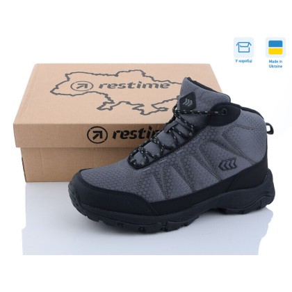 Черевики чоловічі "Restime" PMZ23566 d.grey-black, (р.р. 41-45), Україна, від 8 шт. Черевики чоловічі "Restime" PMZ23566 d.grey-black, (р.р. 41-45), Україна, від 8 шт.