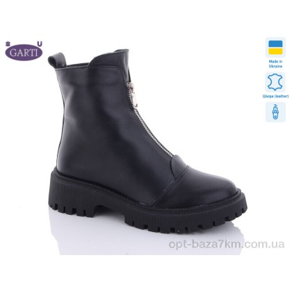 Черевики жіночі "Garti" 305 чорна шкіра хутро, (р.р. 36-40), Україна, від 6 шт. Черевики жіночі "Garti" 305 чорна шкіра хутро, (р.р. 36-40), Україна, від 6 шт.