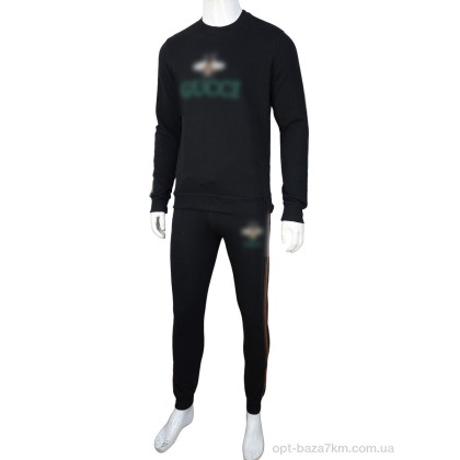 Спортивний костюм чоловічий "Obuvok" 02935 black, (р.р. S-2XL), Китай, від 5 шт. Спортивний костюм чоловічий "Obuvok" 02935 black, (р.р. S-2XL), Китай, від 5 шт.