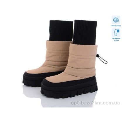 Дутики жіночі "Violeta" 197-165 khaki, (р.р. 36-41), Китай, від 8 шт. Дутики жіночі "Violeta" 197-165 khaki, (р.р. 36-41), Китай, від 8 шт.