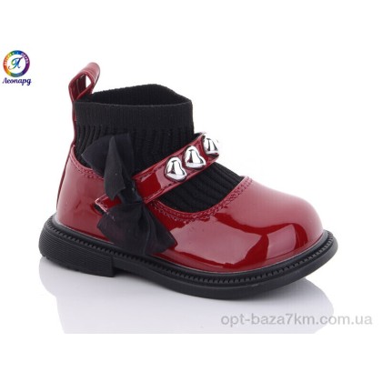Туфлі дитячі "Леопард" M6618-2 red, (р.р. 16-20), Китай, від 12 шт. Туфлі дитячі "Леопард" M6618-2 red, (р.р. 16-20), Китай, від 12 шт.