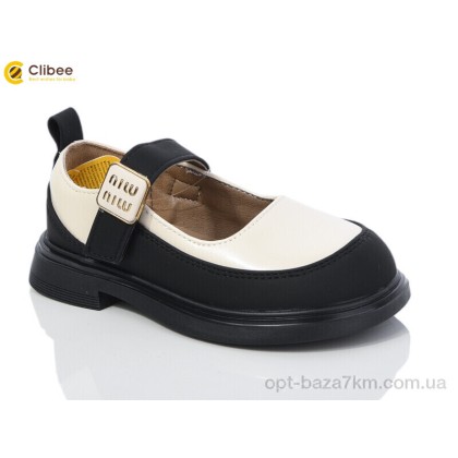 Туфли детские "Clibee-Apawwa" DB708 beige, (р.р. 26-30), Китай, от 6 шт.