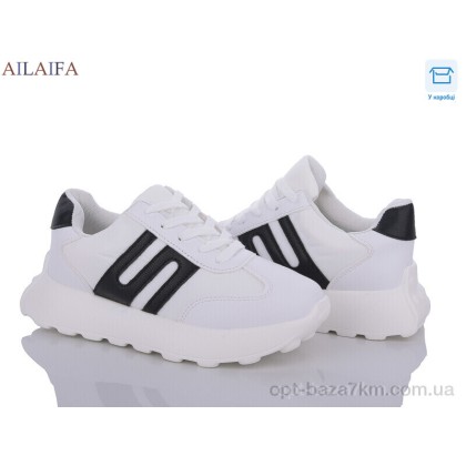 Кроссовки женские "Ailaifa" 2391 white-black піна, (р.р. 36-41), Китай, от 6 шт. Кроссовки женские "Ailaifa" 2391 white-black піна, (р.р. 36-41), Китай, от 6 шт.