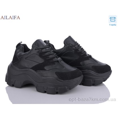 Кроссовки женские "Ailaifa" A53 black піна, (р.р. 36-41), Китай, от 6 шт. Кроссовки женские "Ailaifa" A53 black піна, (р.р. 36-41), Китай, от 6 шт.