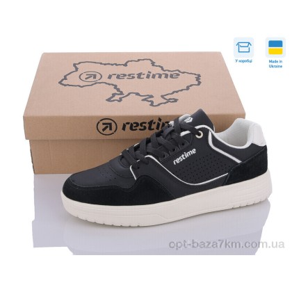 Кроссовки мужские "Restime" SMB24069 black, (р.р. 41-46), Украина, от 8 шт. Кроссовки мужские "Restime" SMB24069 black, (р.р. 41-46), Украина, от 8 шт.