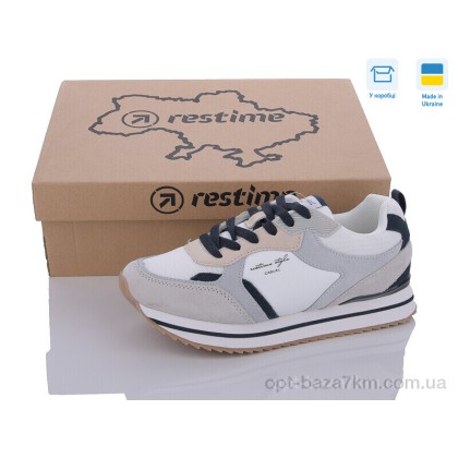 Кроссовки женские "Restime" JWB24031 grey-beige, (р.р. 36-41), Украина, от 8 шт. Кроссовки женские "Restime" JWB24031 grey-beige, (р.р. 36-41), Украина, от 8 шт.