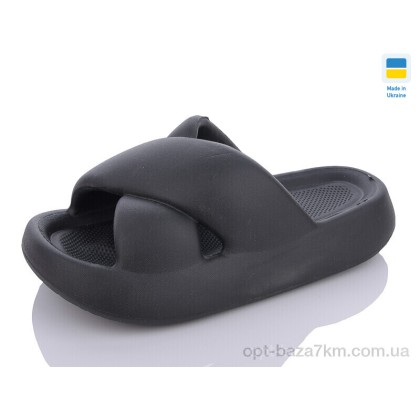 Шлепки женские "Крок" 138 чорний, (р.р. 36-40), Украина, от 8 шт.