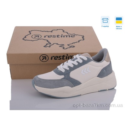 Кроссовки женские "Restime" FWB24083 l.grey-blue, (р.р. 36-41), Украина, от 8 шт. Кроссовки женские "Restime" FWB24083 l.grey-blue, (р.р. 36-41), Украина, от 8 шт.