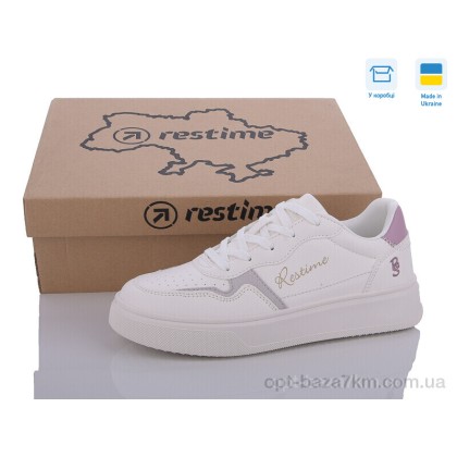 Кроссовки женские "Restime" FWB24078 white-purple, (р.р. 36-41), Украина, от 8 шт. Кроссовки женские "Restime" FWB24078 white-purple, (р.р. 36-41), Украина, от 8 шт.