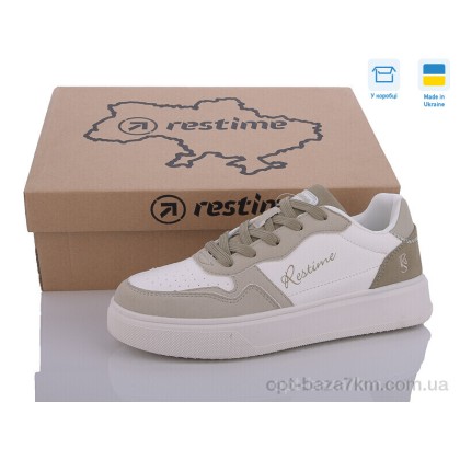 Кроссовки женские "Restime" FWB24078 white-olive, (р.р. 36-41), Украина, от 8 шт. Кроссовки женские "Restime" FWB24078 white-olive, (р.р. 36-41), Украина, от 8 шт.