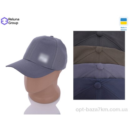Кепка чоловіча "Reluna Group" LC001-6 mix, (р.р. One size), Україна, від 5 шт. Кепка чоловіча "Reluna Group" LC001-6 mix, (р.р. One size), Україна, від 5 шт.