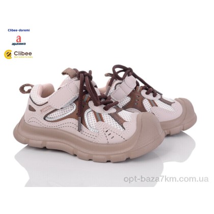 Кроссовки детские "Clibee-Doremi" хt843 beige, (р.р. 27-32), Китай, от 6 шт. Кроссовки детские "Clibee-Doremi" хt843 beige, (р.р. 27-32), Китай, от 6 шт.