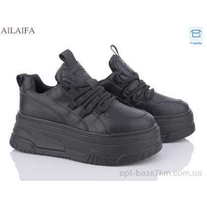 Кроссовки женские "Ailaifa" 5052 all black, (р.р. 36-41), Китай, от 6 шт. Кроссовки женские "Ailaifa" 5052 all black, (р.р. 36-41), Китай, от 6 шт.