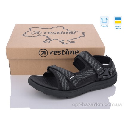 Сандали мужские "Restime" MML25224 grey, (р.р. 42-46), Украина, от 24 шт. Сандали мужские "Restime" MML25224 grey, (р.р. 42-46), Украина, от 24 шт.