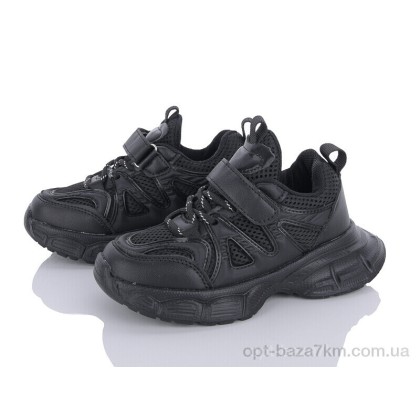 Кроссовки детские "ASHIGULI" L15 black, (р.р. 27-31), Китай, от 10 шт.