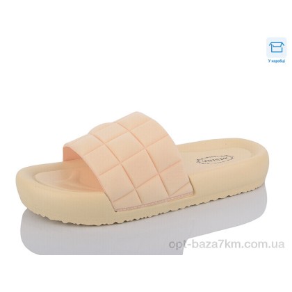 Шльопанці жіночі "Hongquan" X43 beige, (р.р. 36-41), Китай, від 8 шт. Шльопанці жіночі "Hongquan" X43 beige, (р.р. 36-41), Китай, від 8 шт.