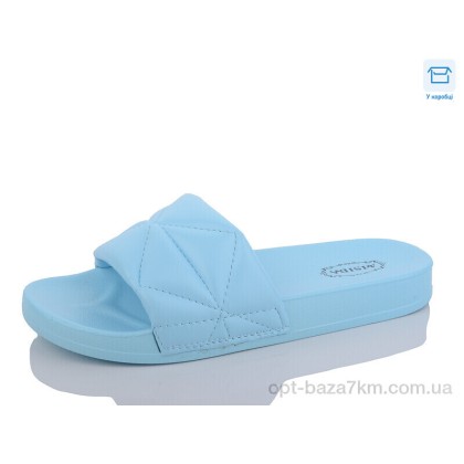 Шльопанці жіночі "Hongquan" X42-5 blue, (р.р. 36-41), Китай, від 8 шт. Шльопанці жіночі "Hongquan" X42-5 blue, (р.р. 36-41), Китай, від 8 шт.