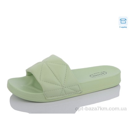 Шльопанці жіночі "Hongquan" X42-6 green, (р.р. 36-41), Китай, від 8 шт. Шльопанці жіночі "Hongquan" X42-6 green, (р.р. 36-41), Китай, від 8 шт.
