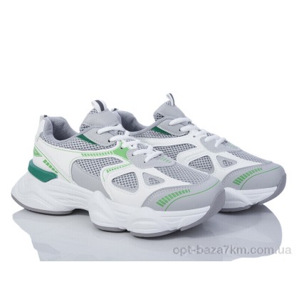 Кроссовки женские "Violeta" 20-1030 grey-green, (р.р. 36-41), Китай, от 8 шт.