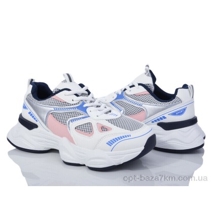 Кроссовки женские "Violeta" 20-1030 grey-pink, (р.р. 36-41), Китай, от 8 шт.