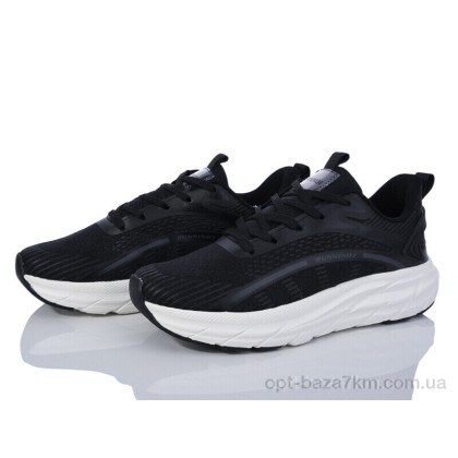 Кроссовки женские "Violeta" 20-1028 black, (р.р. 36-41), Китай, от 8 шт.