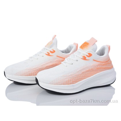 Кроссовки женские "Violeta" 176-33 white-orange, (р.р. 36-41), Китай, от 8 шт. Кроссовки женские "Violeta" 176-33 white-orange, (р.р. 36-41), Китай, от 8 шт.