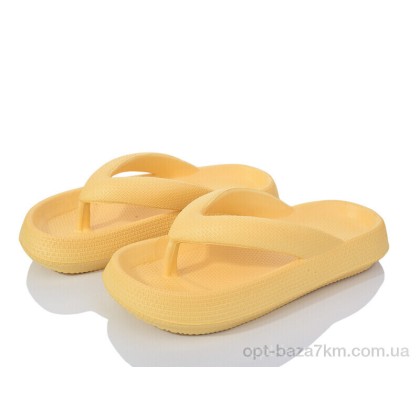Шлепки женские "Мир" 3612-1619 yellow, (р.р. 36-41), Китай, от 6 шт. Шлепки женские "Мир" 3612-1619 yellow, (р.р. 36-41), Китай, от 6 шт.