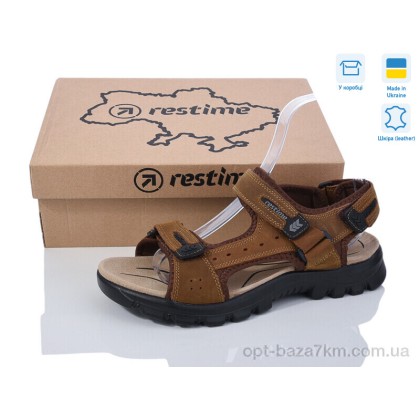 Сандалі чоловічі "Restime" NML24040 l.brown, (р.р. 40-45), Україна, від 8 шт. Сандалі чоловічі "Restime" NML24040 l.brown, (р.р. 40-45), Україна, від 8 шт.