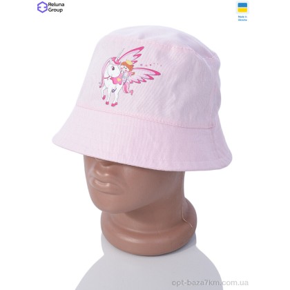 Панама дитяча "Reluna Group" 585-24 pink, (р.р. One size), Україна, від 5 шт.