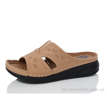Шлепки женские "Sali-2" D800 d.beige, (р.р. 36-41), Турция, от 6 шт. Шлепки женские "Sali-2" D800 d.beige, (р.р. 36-41), Турция, от 6 шт.