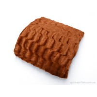 Плед "Obuvok" Травка (08977)-8 220x240 camel, (р.р. One size), Китай, от 1 шт.
