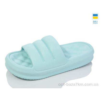 Шльопанці жіночі "Lot Shoes" N136 бірюза, (р.р. 36-40), Україна, від 8 шт.