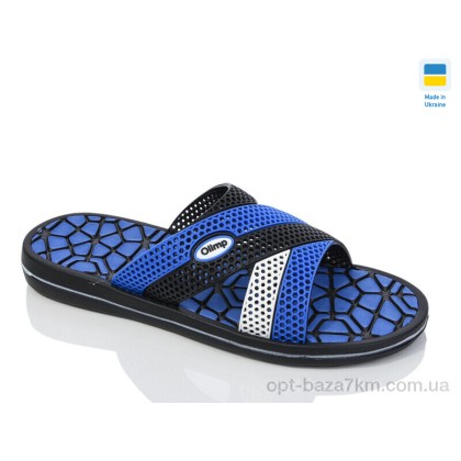 Шльопанці чоловічі "Lot Shoes" N203 синій, (р.р. 41-46), Україна, від 8 шт.