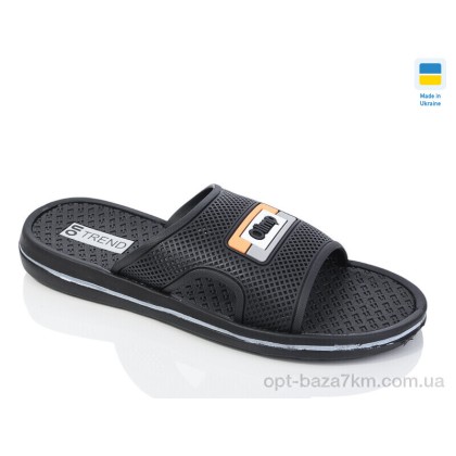 Шльопанці чоловічі "Lot Shoes" N205 чорний, (р.р. 41-46), Україна, від 8 шт.