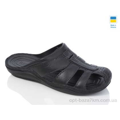 Шльопанці чоловічі "Lot Shoes" N27 чорний, (р.р. 40-45), Україна, від 6 шт.