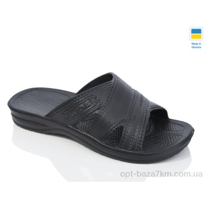 Шльопанці чоловічі "Lot Shoes" N54 чорний, (р.р. 41-45), Україна, від 6 шт.