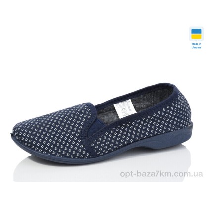 Тапки жіночі "Lot Shoes" Кредо вельвет синьо-білий, (р.р. 37-41), Україна, від 7 шт. Тапки жіночі "Lot Shoes" Кредо вельвет синьо-білий, (р.р. 37-41), Україна, від 7 шт.