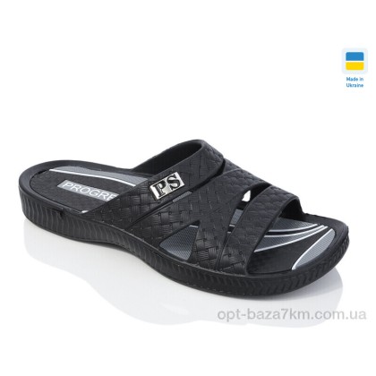 Шльопанці чоловічі "Lot Shoes" N229 чорний, (р.р. 41-46), Україна, від 8 шт.