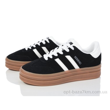Кроссовки женские "Violeta" 20-1046-1 black-white, (р.р. 36-41), Китай, от 8 шт.