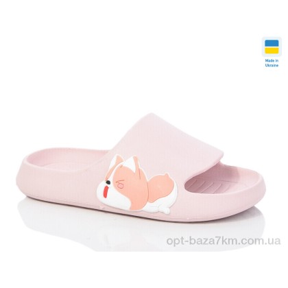 Шльопанці дитячі "Lot Shoes" 23-50 пудра, (р.р. 31-36), Україна, від 8 шт.