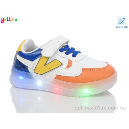Кроссовки детские "Yalike" L765-7 LED, (р.р. 26-30), Китай, от 10 шт.