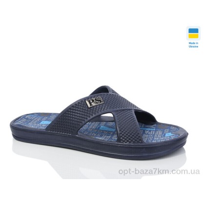 Шльопанці чоловічі "Lot Shoes" N227 синій, (р.р. 41-46), Україна, від 8 шт.