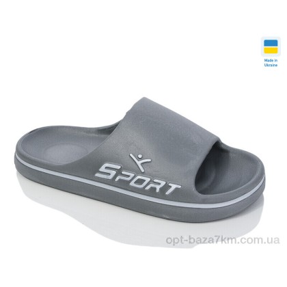 Шльопанці чоловічі "Lot Shoes" N403 т.сірий, (р.р. 41-46), Україна, від 8 шт.