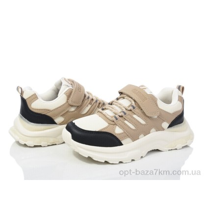 Кроссовки детские "Цветик" EC299 khaki-black, (р.р. 32-37), Китай, от 6 шт.