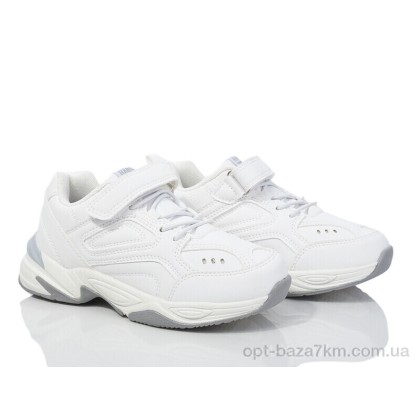 Кроссовки детские "Цветик" LC817 white, (р.р. 32-37), Китай, от 6 шт.