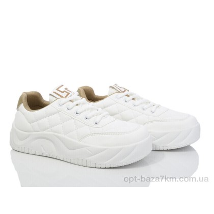 Кроссовки женские "Violeta" 149-55 white-khaki, (р.р. 36-41), Китай, от 8 шт. Кроссовки женские "Violeta" 149-55 white-khaki, (р.р. 36-41), Китай, от 8 шт.