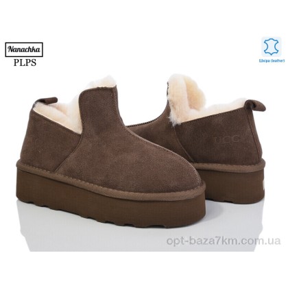 Угги женские "PLPS-Nanachka" 5804 brown, (р.р. 36-41), Китай, от 6 шт.