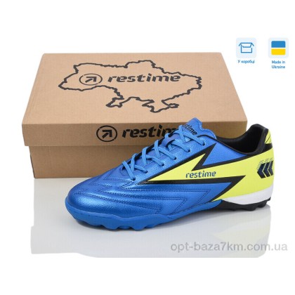 Футбольная обувь мужская "Restime" DM024127-1 royal-lime, (р.р. 41-45), Украина, от 8 шт. Футбольная обувь мужская "Restime" DM024127-1 royal-lime, (р.р. 41-45), Украина, от 8 шт.